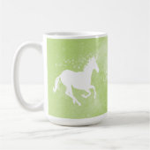 Green Unicorn Personalisiert Coffee Tasse (Links)