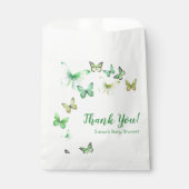 Green Unisex eine kleine Schmetterlingsdusche Geschenktütchen (Vorderseite)