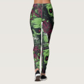 Green Untot Zombie Leggings (Rückseite)
