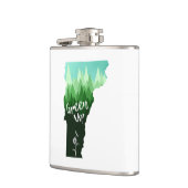 Green Up Vermont Flachmann (Links)