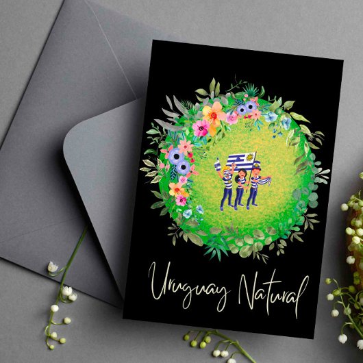 Green Uruguay Natural Postcard Postkarte