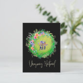 Green Uruguay Natural Postcard Postkarte (Stehend Vorderseite)