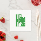 Green Utah ZUHAUSE Staat Word Art Serviette (Beispiel)