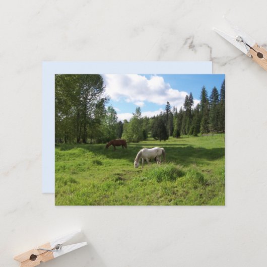 Green Valley Bible Verse Ermutigungskarte Karte (Vorderseite/Rückseite Beispiel)