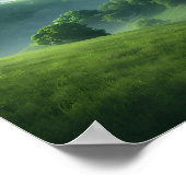 Green Valley Dreamscape Poster (Ecke)