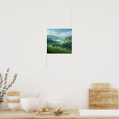 Green Valley Dreamscape Poster (Küche)