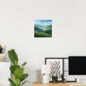 Green Valley Dreamscape Poster (Heimbüro)
