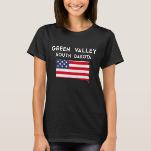 Green Valley South Dakota USA Staat America Travel T-Shirt