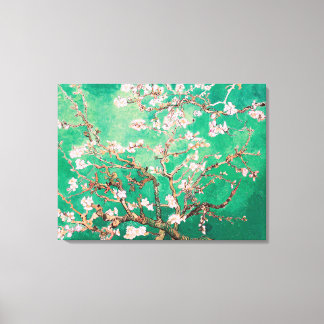 Green Van Gogh Almond Bllossoms Leinwanddruck
