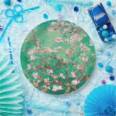 Green Van Gogh Almond Bllossoms Pappteller (Party)