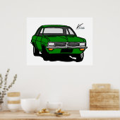 Green Vauxhall Viva HC Poster (Küche)