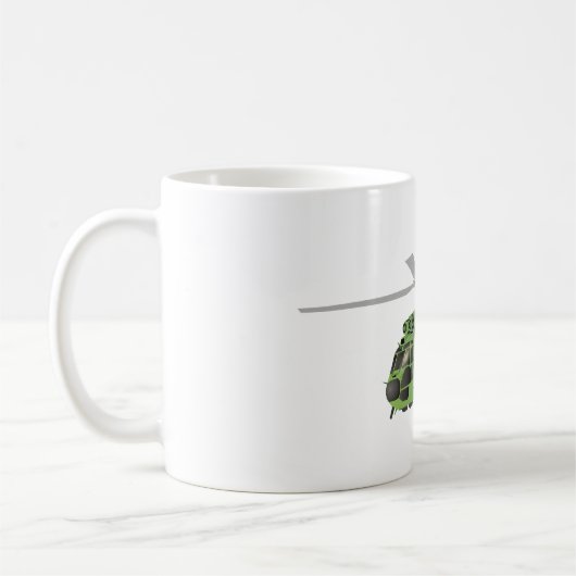 Green Vector Helicopter Kaffeetasse (Links)