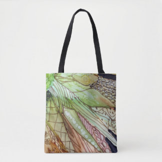 Green Veggies Tote Bag Tasche