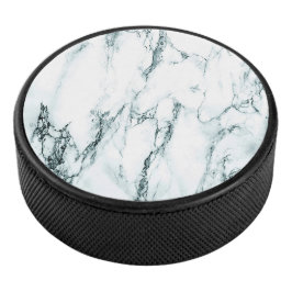 Green Vein Marble Eishockey Puck