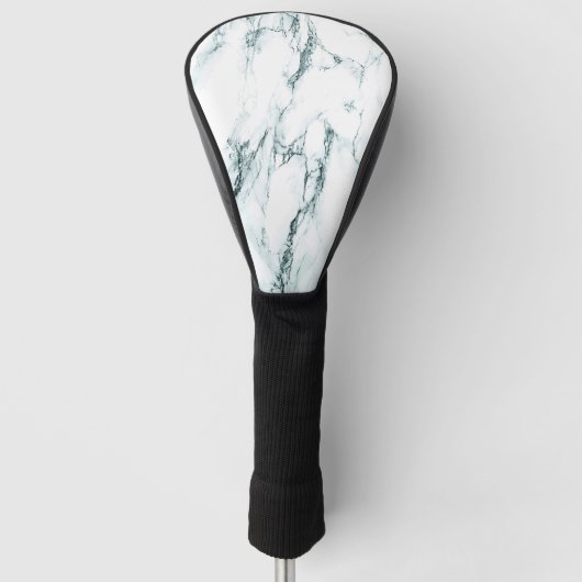 Green Vein Marble Look Golf Headcover (Vorderseite)