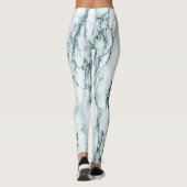Green Vein Marble Look Leggings (Rückseite)