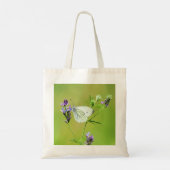 Green Veined White Butterfly Tragetasche (Rückseite)
