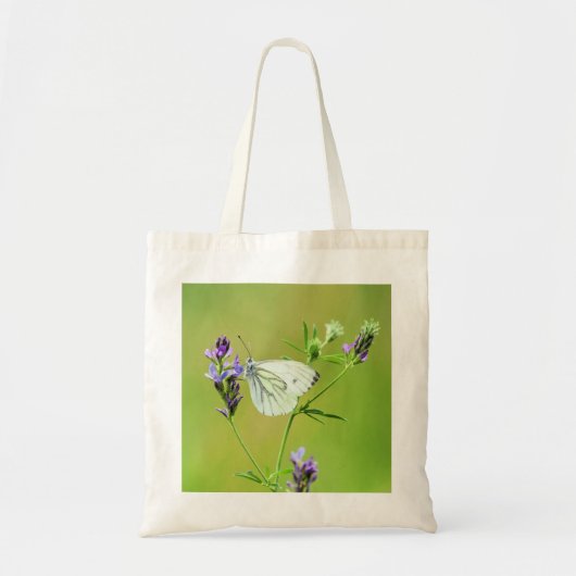 Green Veined White Butterfly Tragetasche (Vorne)