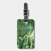 Green Verde Alpi Marble Gepäckanhänger (Vorderseite vertikal)