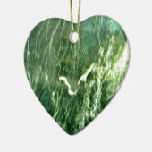 Green Verde Alpi Marble Keramikornament (Links)