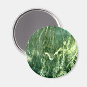 Green Verde Alpi Marble Magnet (Vorderseite/Rückseite)