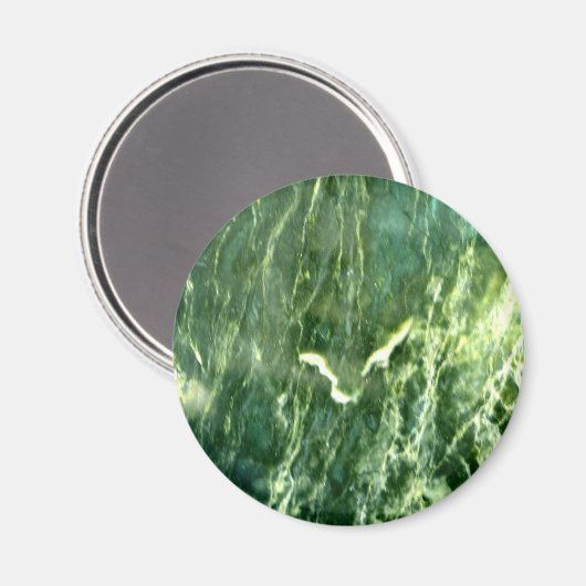 Green Verde Alpi Marble Magnet (Vorderseite/Rückseite)