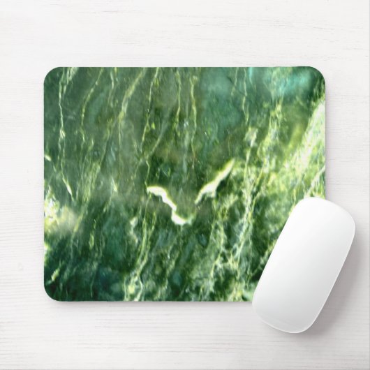 Green Verde Alpi Marble Mousepad (Mit Mouse)