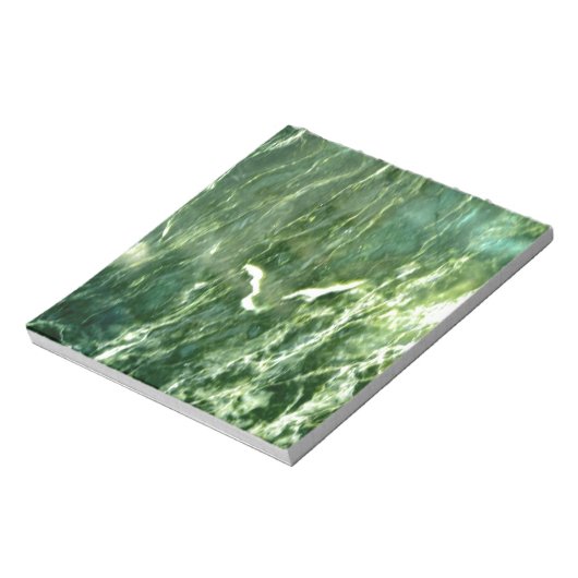 Green Verde Alpi Marble Notizblock (Rotiert)