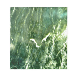 Green Verde Alpi Marble Notizblock