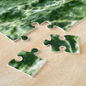Green Verde Alpi Marble Puzzle (Seite)