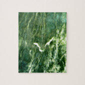 Green Verde Alpi Marble Puzzle (Vertikal)