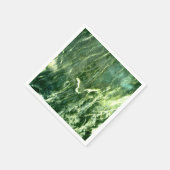 Green Verde Alpi Marble Serviette (Ecke)