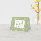 Green Verlass Dankeschön Karte für jeden Anlass (Gelbe Blume)