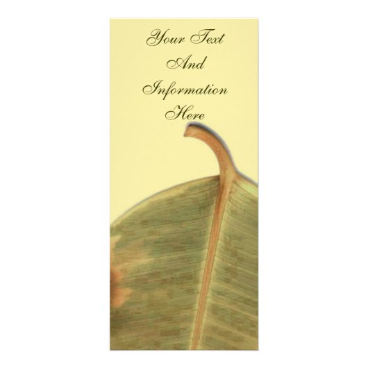 Green Verlass Rack Card Werbekarte (Vorne)