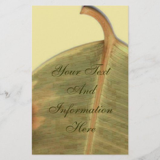 Green Verlass Stationery Briefpapier (Vorderseite)