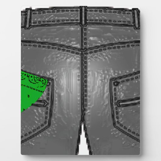 Green Verlassen Hanky Fotoplatte (Vorderseite)