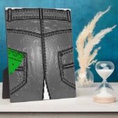 Green Verlassen Hanky Fotoplatte (Seite)