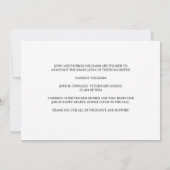 Green Veterinary School Foto Custom Abschluss Ankündigung (Rückseite)