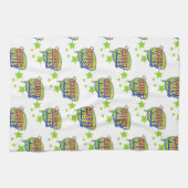 Green Vibes, World Environment Day, Rett THE Earth Geschirrtuch (Horizontal)