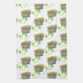 Green Vibes, World Environment Day, Rett THE Earth Geschirrtuch (Vertikal)