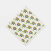 Green Vibes, World Environment Day, Rett THE Earth Serviette (Ecke)