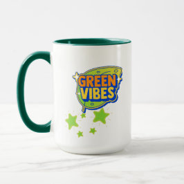 Green Vibes, World Environment Day, Rett THE Earth Tasse
