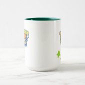 Green Vibes, World Environment Day, Rett THE Earth Tasse (Zentrum)