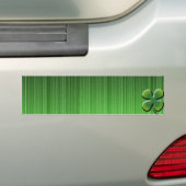 Green Vierblättriges Kleeblatt Autoaufkleber (Auf Auto)