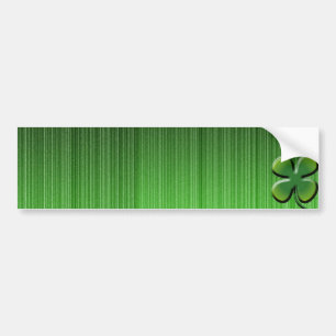 Green Vierblättriges Kleeblatt Autoaufkleber