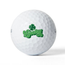 Green Vierblättriges Kleeblatt Lucky Golf Balls