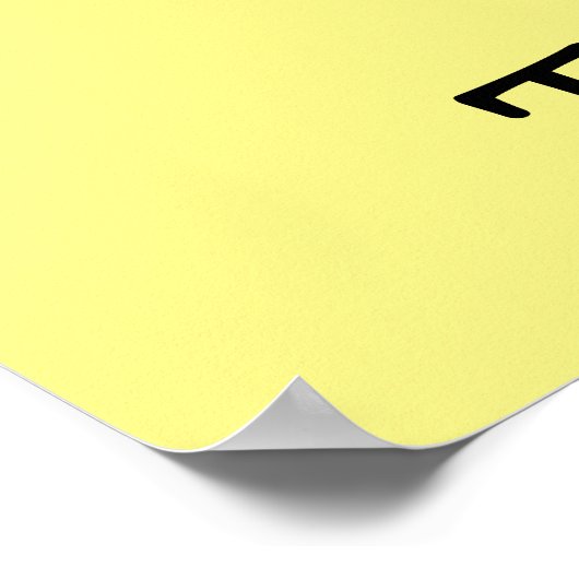 Green Vierblättriges Kleeblatt Poster (Ecke)