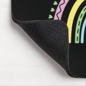 Green Vierblättriges Kleeblatt Rainbow St Patrick' Mousepad (Ecke)