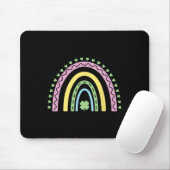 Green Vierblättriges Kleeblatt Rainbow St Patrick' Mousepad (Mit Mouse)