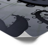 Green & Vine Figure Poster (Ecke)